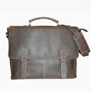 Heritage Classic Leather Messenger Bag – Vintage Brown