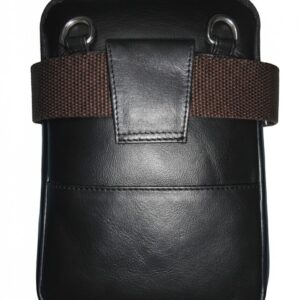 Urban Traveler Leather Waist Pouch and Crossbody Utility Bag