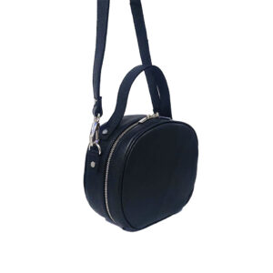 Nappa Mini Leather Crossbody Bag – Midnight Black