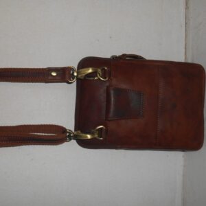 Heritage Cognac Leather Multi-Way Crossbody and Belt Pouch