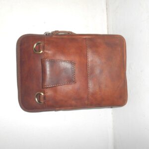 Genuine Pull-Up Leather Multi-Functional Crossbody Pouch and Belt Bag